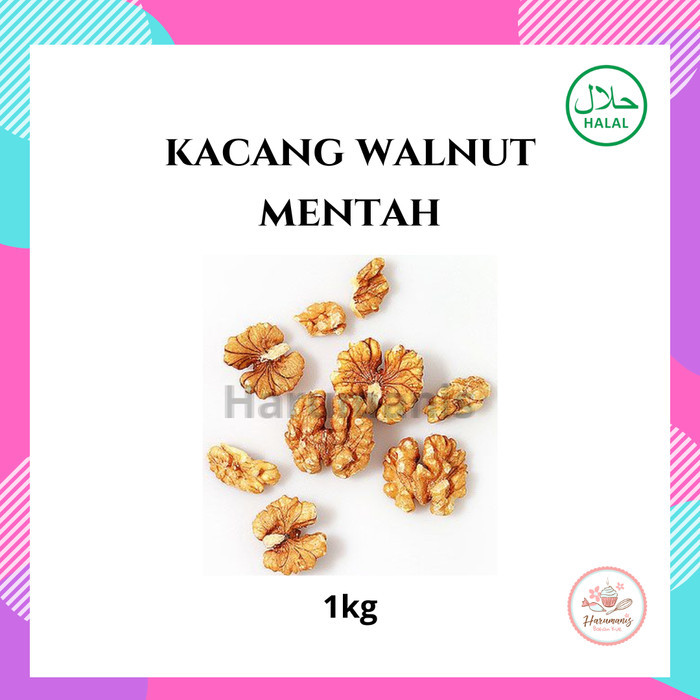 

Kacang Walnut Mentah Repack 1kg