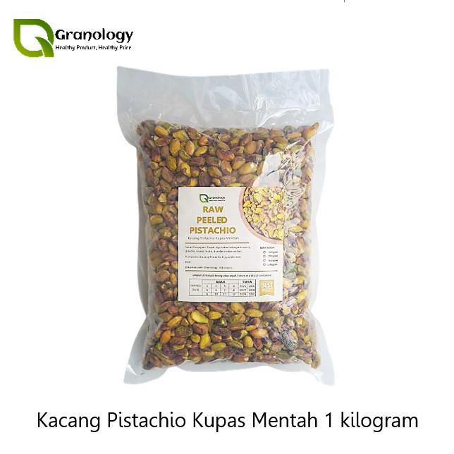 

Kacang Pistachio Kupas Mentah / Raw Peeled Pistachio (1 kilogram)