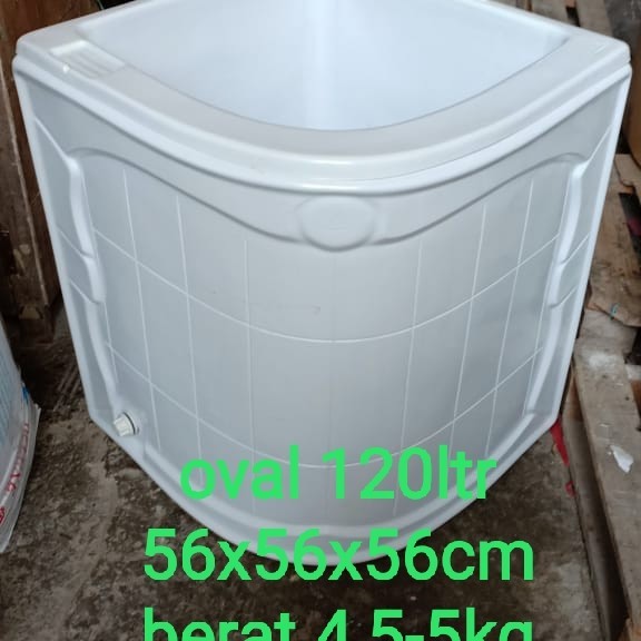 Bak Oval Fiber 120Ltr