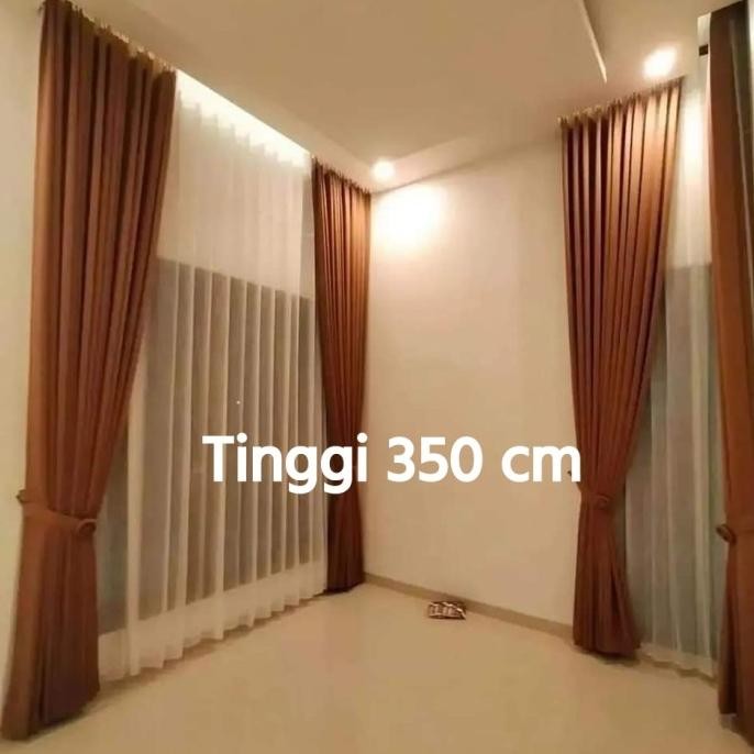 GORDEN BLACKOUT IMPORT tinggi 350 cm Hordeng jendela mewah