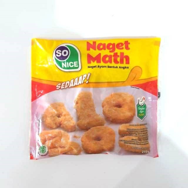 

SO NICE NAGET AYAM BENTUK ANGKA 250 GR