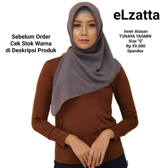 TUNIK INNER TUNAYA YASMIN SIZE S ELZATTA ORIGINAL