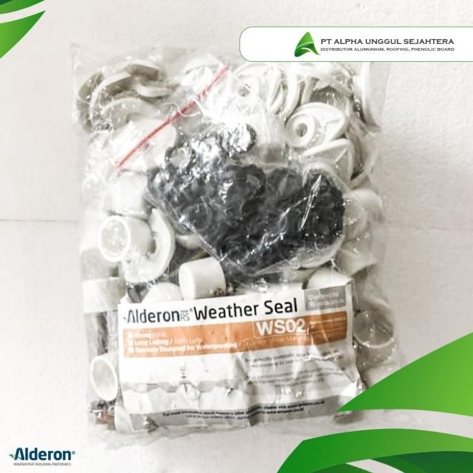 Terupdate Skrup Alderon Skrup Roofing Weather Seal 1 Pack