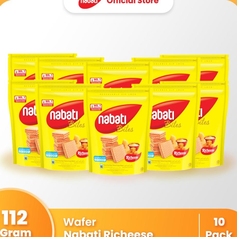 

Bundle Pa Ii 10 Nabati Bite Richeee 100G