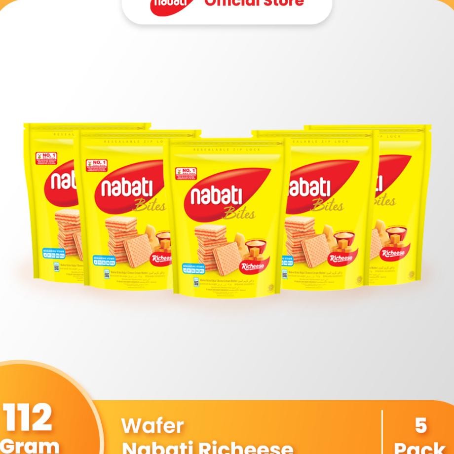 

Bundle Pa Ii 5 Nabati Bite Richeee 100G