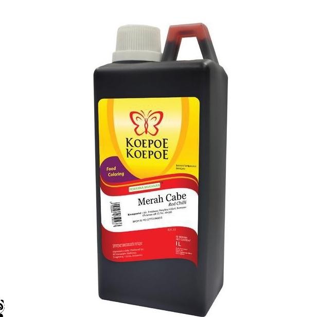 

Oepoe Oepoe Pewarna Merah Cabe 1 Liter Food Colng Red Chilli 1L