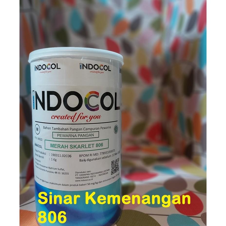 

Pewarna Maanan Indocol Red Carlet 806 Merah Arlet 1 G