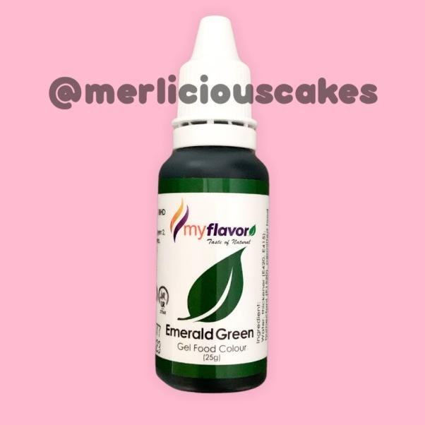 

Emerald Green Gel My Flavor Food Color Food Colour Pewarna Maanan