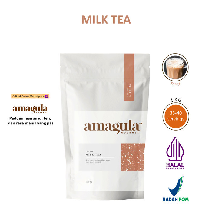 

1KG Amagula Milk Tea / 100% Halal / Powder Drink / HORECA