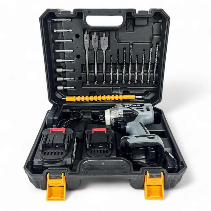 APR RAJA BOR IMPACT DRIVER CORDLESS SEKRUP AP29PRO 550NM 2BATERAI LXT