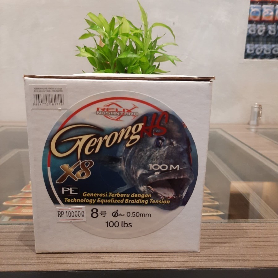 Senar PE GERONG HS X8 100m CONNECTING Relix Nusantara