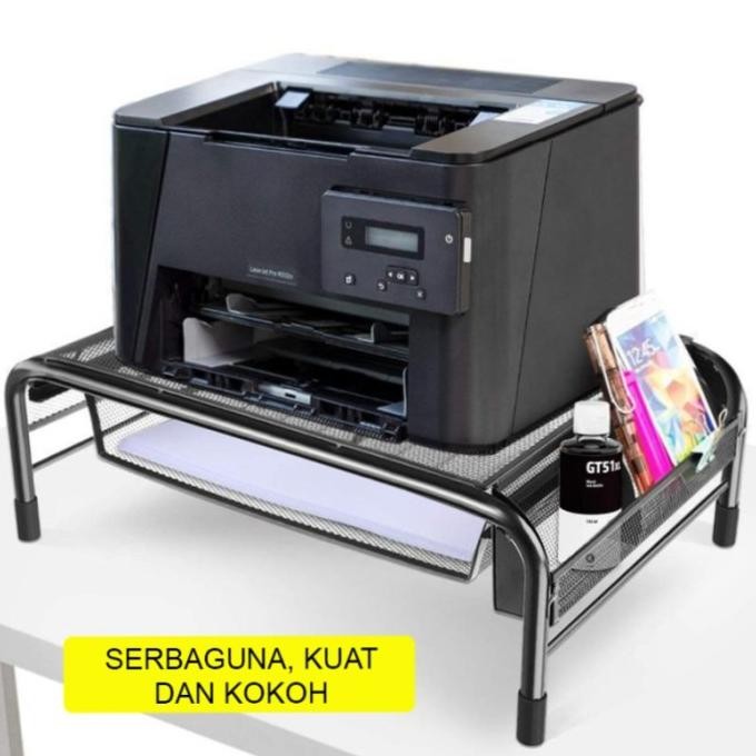 MONITOR STAND LAPTOP MEJA PRINTER BESI RAK LACI BUKU DESK ORGANIZER PC