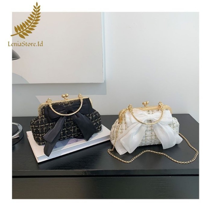 TAS PESTA PITA RAJUT KOREA CLUTCH KONDANGAN IMPORT MURAH MEWAH TERBARU