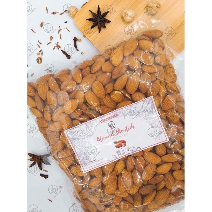 

500gr Almond Mentah / Raw Almond Berkualitas