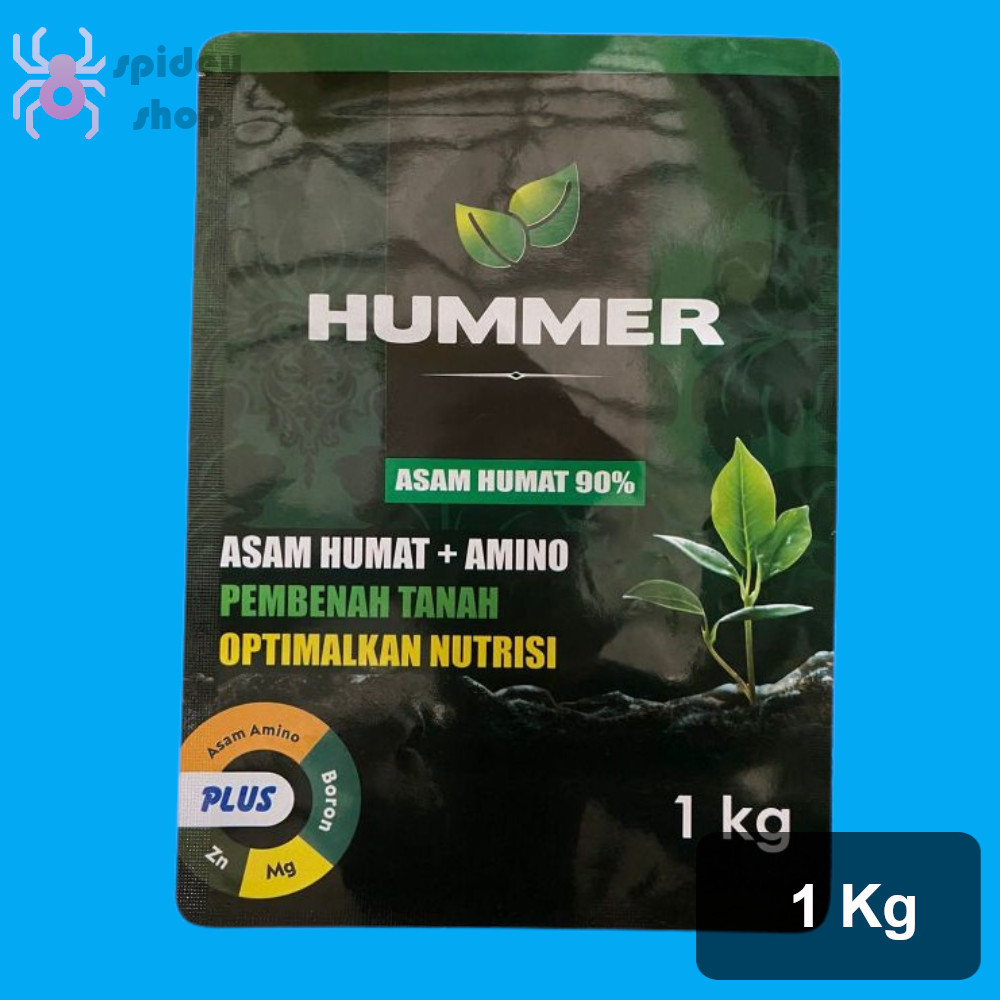 Hummer 1 Kg Asam Humat 90% Plus Asam Amino Pembenah tanah