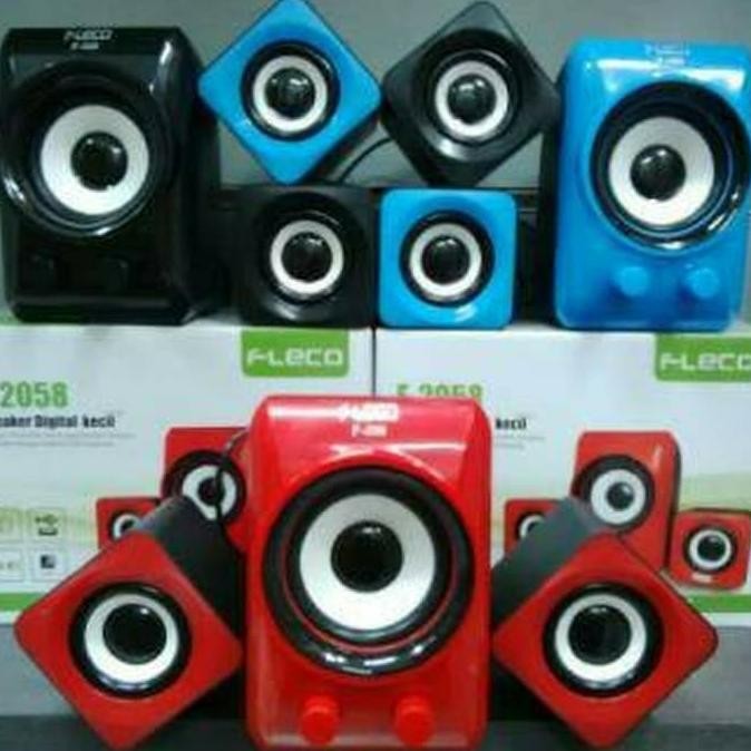 SPEAKER FLECO F-2058 / SPEAKER USB , LAPTOP , HP, KOMPUTER, SUPER BAS