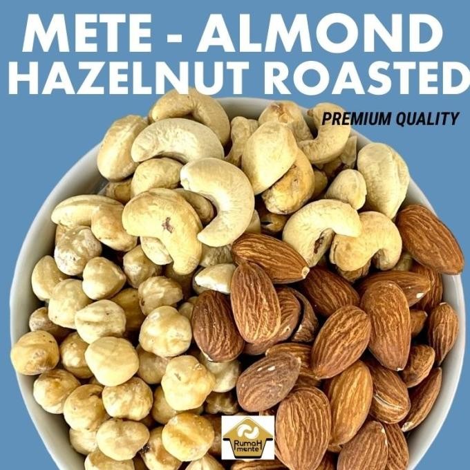 

TRAIL MIX 3 KACANG 500GR KACANG MEDE ALMOND HAZELNUT (PREMIUM QUALITY CEMILAN DIET) Berkualitas