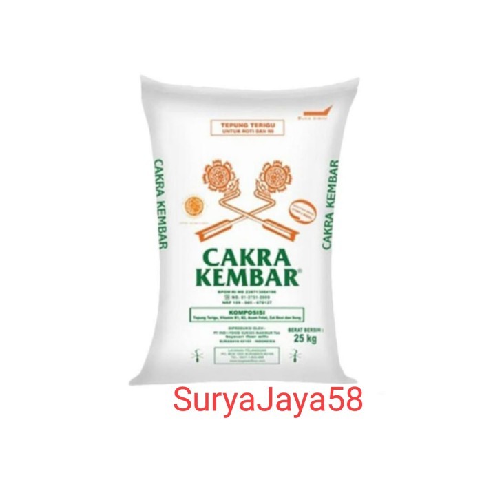 

TERIGU CAKRA KARUNGAN 25KG GOJEK/GRAB ONLY