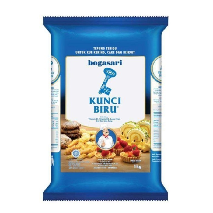 

TEPUNG TERIGU KUNCI BIRU PREMIUM 1 KG