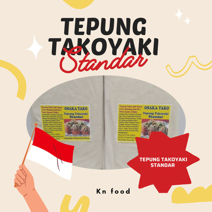 

TEPUNG TAKOYAKI STANDAR 10 KG -GRAB GOJEK