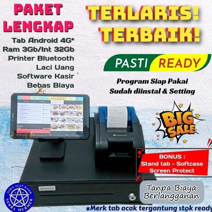 paket mesin kasir eppos android untuk toko dan restoran