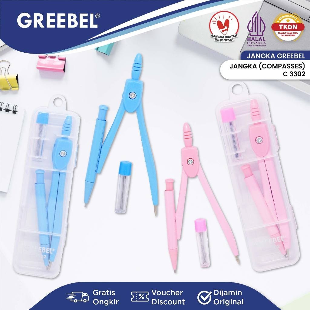 

Greebel Jangka Set Jangka Besi Jangka Plus Pensil / Greebel Jangka C 3302