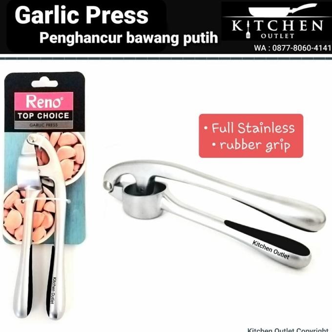 

GARLIC PRESS ALAT PENGHANCUR BAWANG STAINLESS STEEL BERKUALITAS ORIGINAL