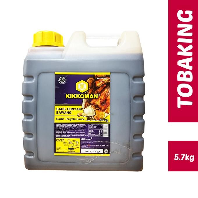

KIKKOMAN SAUS GARLIC TERIYAKI BAWANG JERIGEN 5.7 KG ORIGINAL