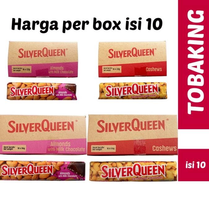 Silver Queen Cashew Almond Milk Coklat Silverqueen Cokelat Berkualitas