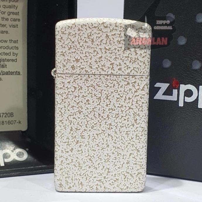 Baru Korek Api Zippo Original 49265 Slim Mercury Glass