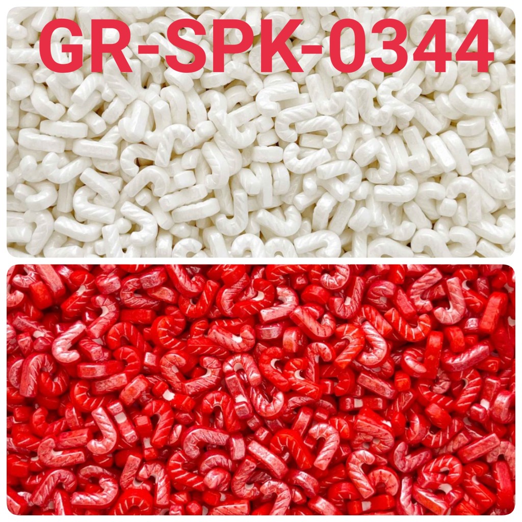 

GR-SPK-0344 Sprinkles sprinkle sprinkel 1kg 1 kilo natal candycane (sprinkles)