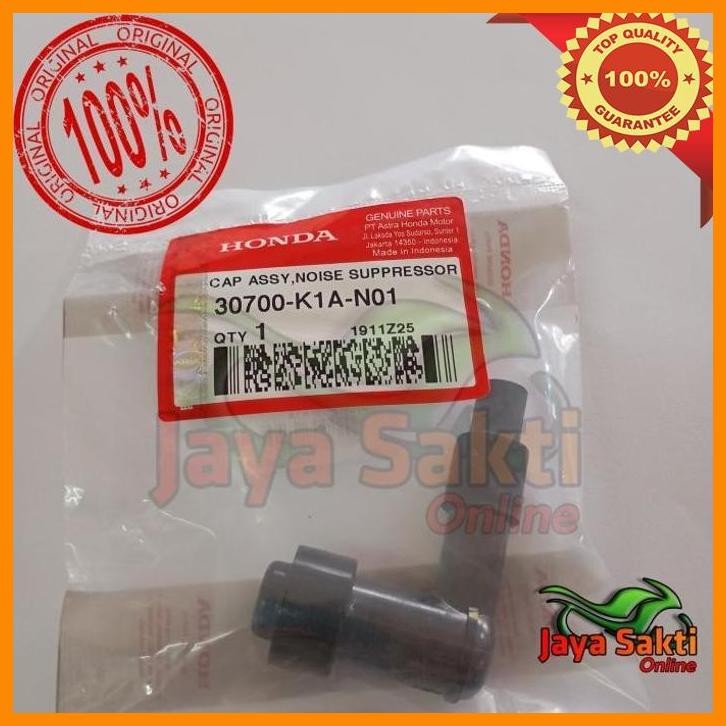 [JSO] TUTUP BUSI GENIO BEAT NEW 2020 LED DELUXE ASLI HONDA