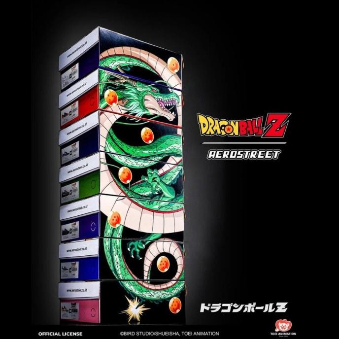 NEW PRODUK AEROSTREET X DRAGON BALL Z - SEPATU SNEAKERS AERO DRAGONBALL OFFICIAL 