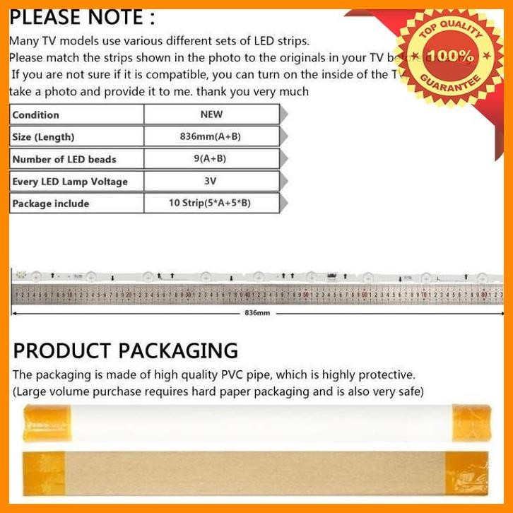 [SJE] BACKLIGHT TV LED SAMSUNG 40 INC 40HU7000W 40HU 40HU7000 LAMPU BL 9K IN