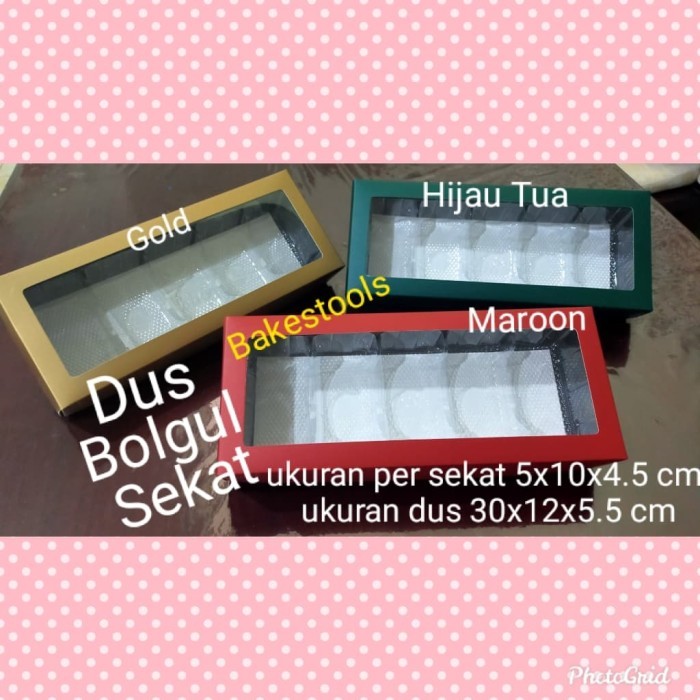 Dus Sekat Bolu Gulung Mini, isi 15 set