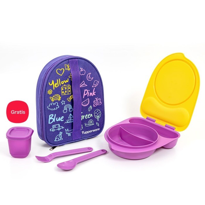 TUPPERWARE KIDDOS LUNCH BOX FREE BAG 1SET
