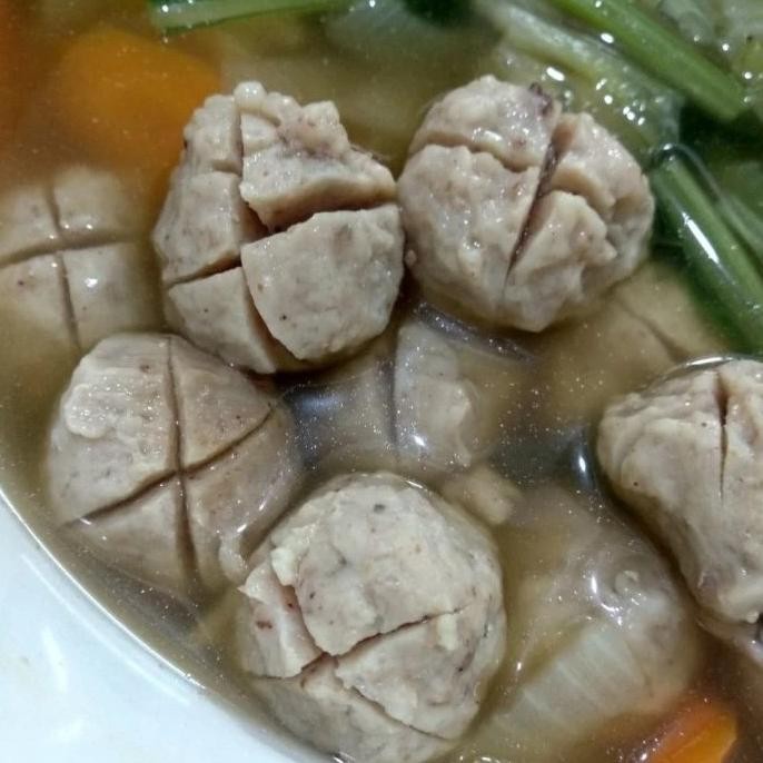 

New Bakso Babi Homemade , Pork Ball Baso