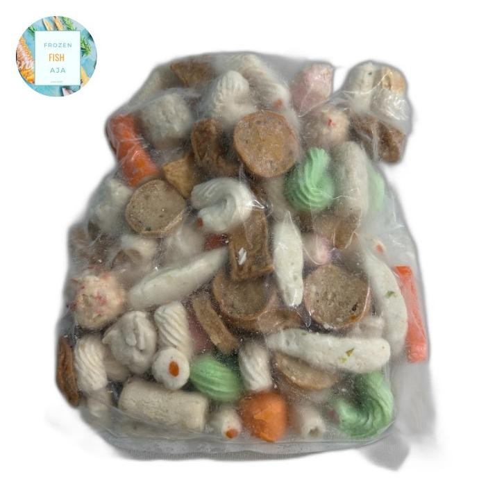 

New Aneka Bakso Seafood Steamboat/ Bakso Seafood / Steamboat Seafood / 1Kg