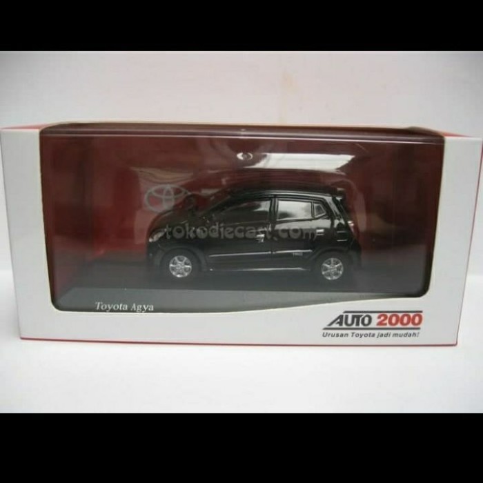 READY DIECAST MINIATUR MOBIL TOYOTA AGYA AUTO2000 ORIGINAL / PAPER BOX ORI