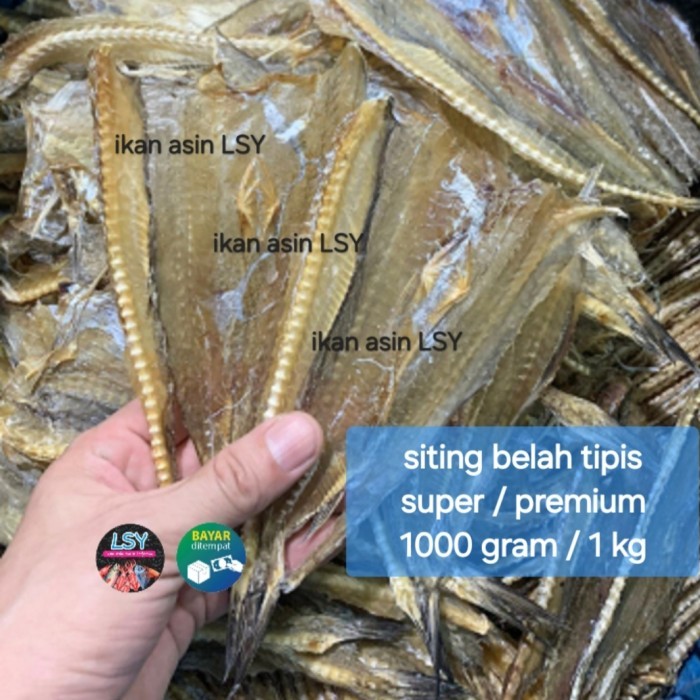 

ikan asin siteng belah tawar / jambrong tipis ( premium ) 1000gram / 1 kg