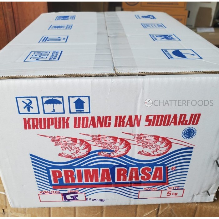 

Krupuk Udang Ikan Sidoarjo Prima Rasa Jenis G 5kg / Kerupuk Udang