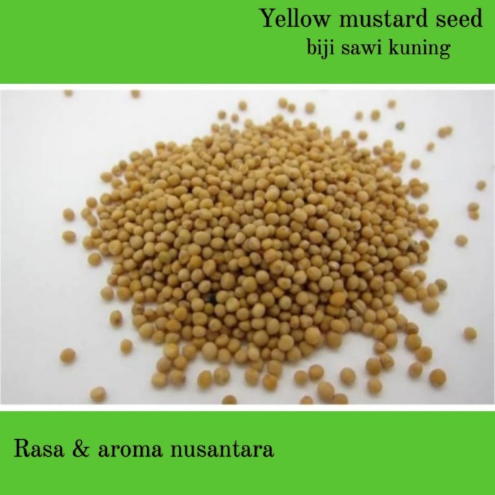 

Yellow mustard seed 1kg / biji sawi kuning