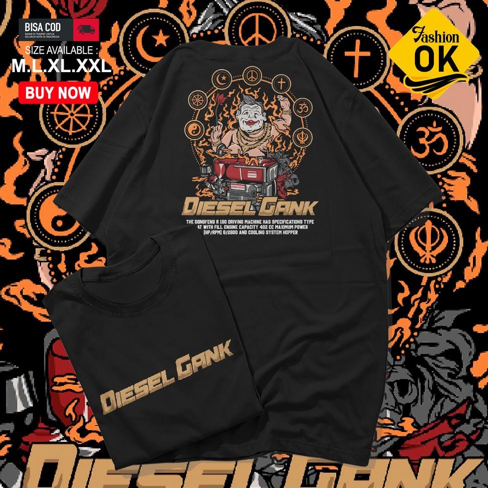 Promo Diesel Gank V3 Dong Feng Edition Kaos Diesel Gank Original Kaos Diesel