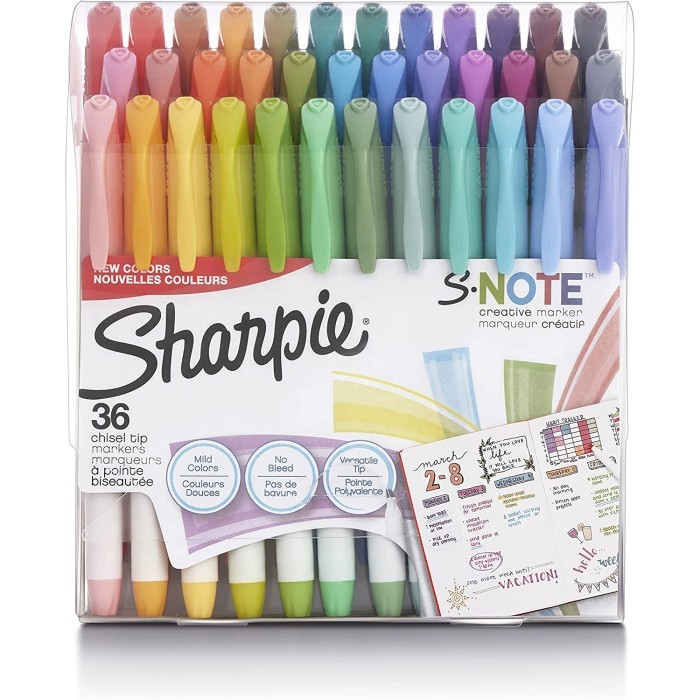 

Sharpie S-Note Creative Markers Highlighters 2in1 SNote 4 12 20 36 pcs