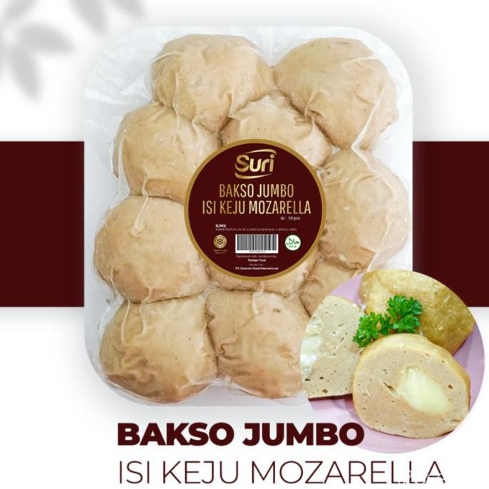 

New Bakso Jumbo Isi Mozarella 1Opcs