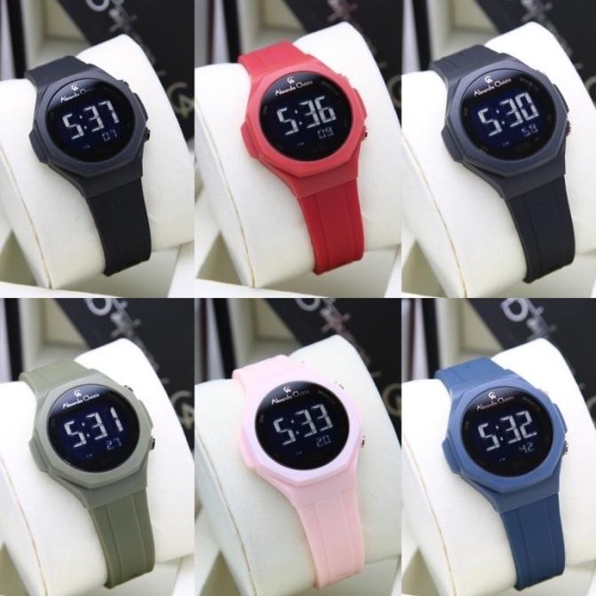 JAM TANGAN WANITA ALEXANDRE CHRISTIE AC 9359 / AC 9359 RUBBER ORIGINAL