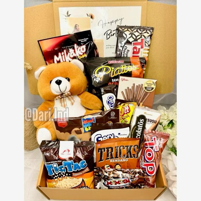 

PJJ-1621 SNACK BOX Kado Ulang Tahun / Hampers Snack Murah / Buket Snack / Buket Jajan / Kado Ulang Tahun / Hadiah Ulang Tahun / Hadiah Valentine / Kado Valentine / Kado Anniversary / Hadiah Anniversary / Hadiah Birthday / HAMPERS CEWEK / Kado Natal Murah