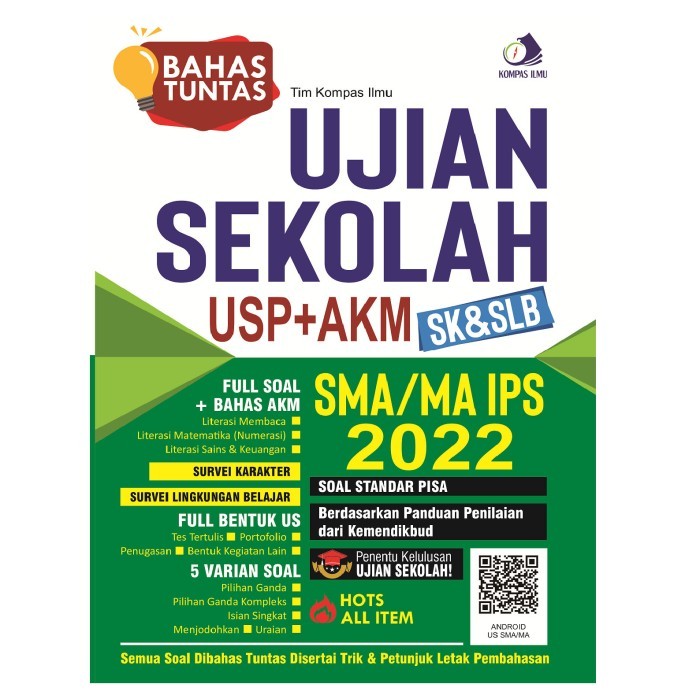 

Terbaru Buku Sma : Bahas Tuntas Ujian Sekolah + Akm Sma/Ma Ips 2022 Best Seller