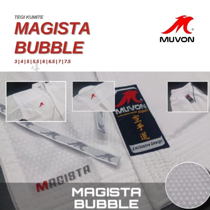 Mantap Muvon Magista Bubble Tegi Kumite Karate-Gi Baju Karate