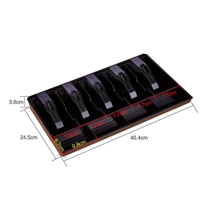 Super Spesial Laci Kasir Uang 4/5 Kisi Laci Uang Laci Kasir Sekat Kotak Uang Kasir